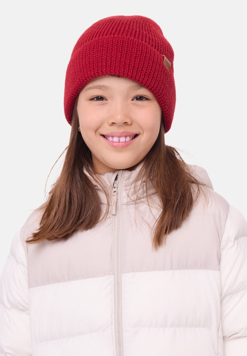 KIDS MERINO BEANIE WITH POLAR FLEECE - DANISH ENDURANCE