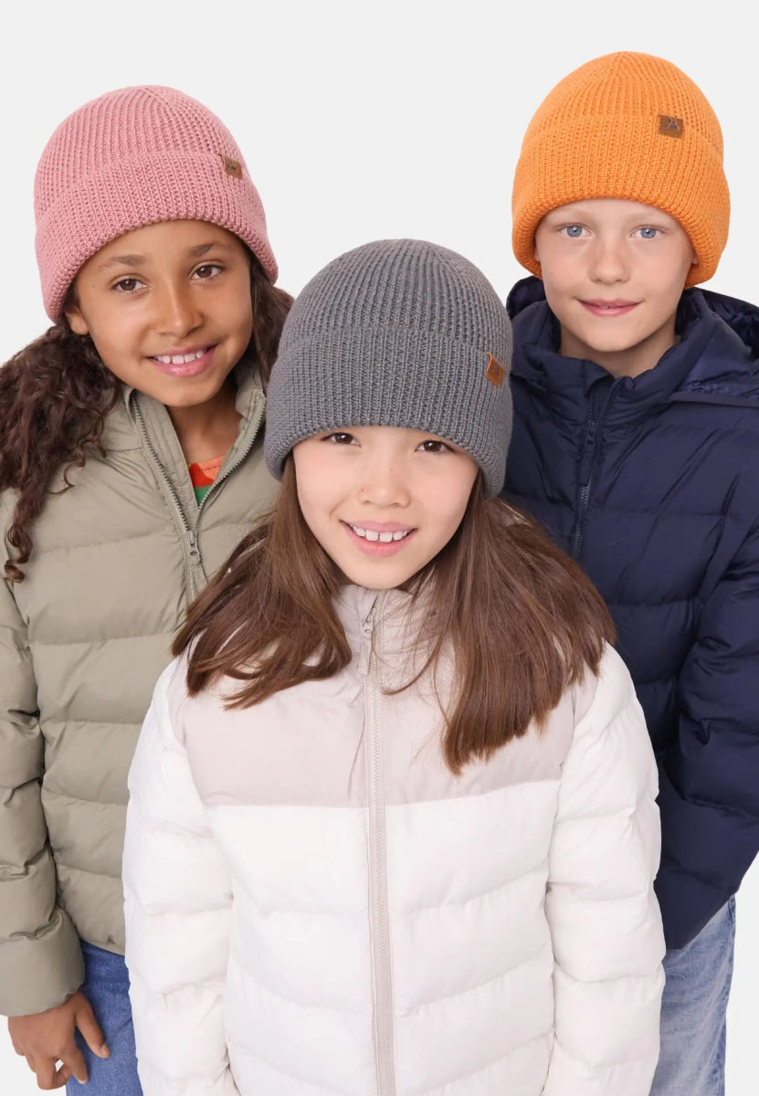 KIDS MERINO BEANIE WITH POLAR FLEECE - DANISH ENDURANCE