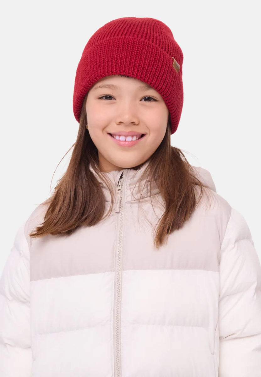 KIDS MERINO BEANIE WITH POLAR FLEECE - DANISH ENDURANCE