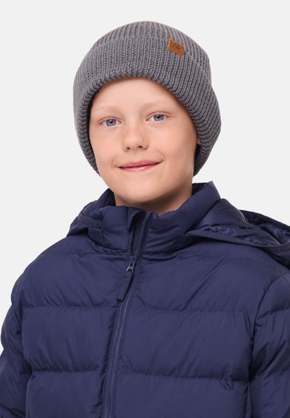 KIDS MERINO BEANIE WITH POLAR FLEECE - DANISH ENDURANCE