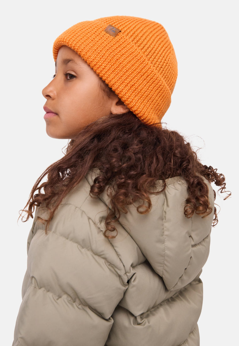 KIDS MERINO BEANIE WITH POLAR FLEECE - DANISH ENDURANCE