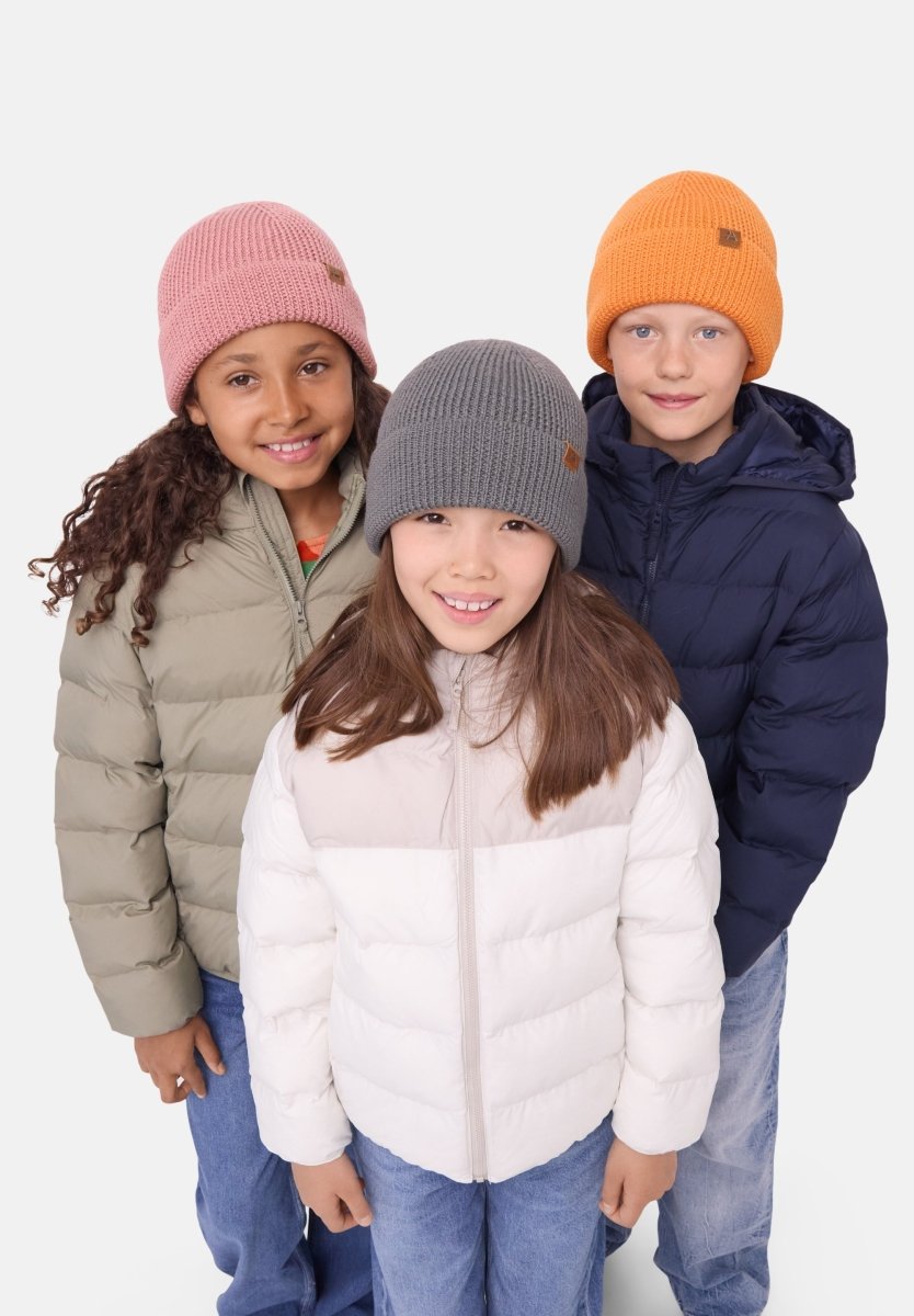 KIDS MERINO BEANIE WITH POLAR FLEECE - DANISH ENDURANCE