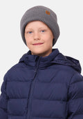 KIDS NORDIC MERINO FLEECE BEANIE - Grey