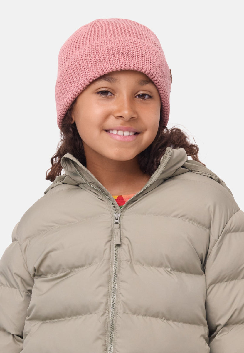 KIDS MERINO BEANIE WITH POLAR FLEECE - DANISH ENDURANCE
