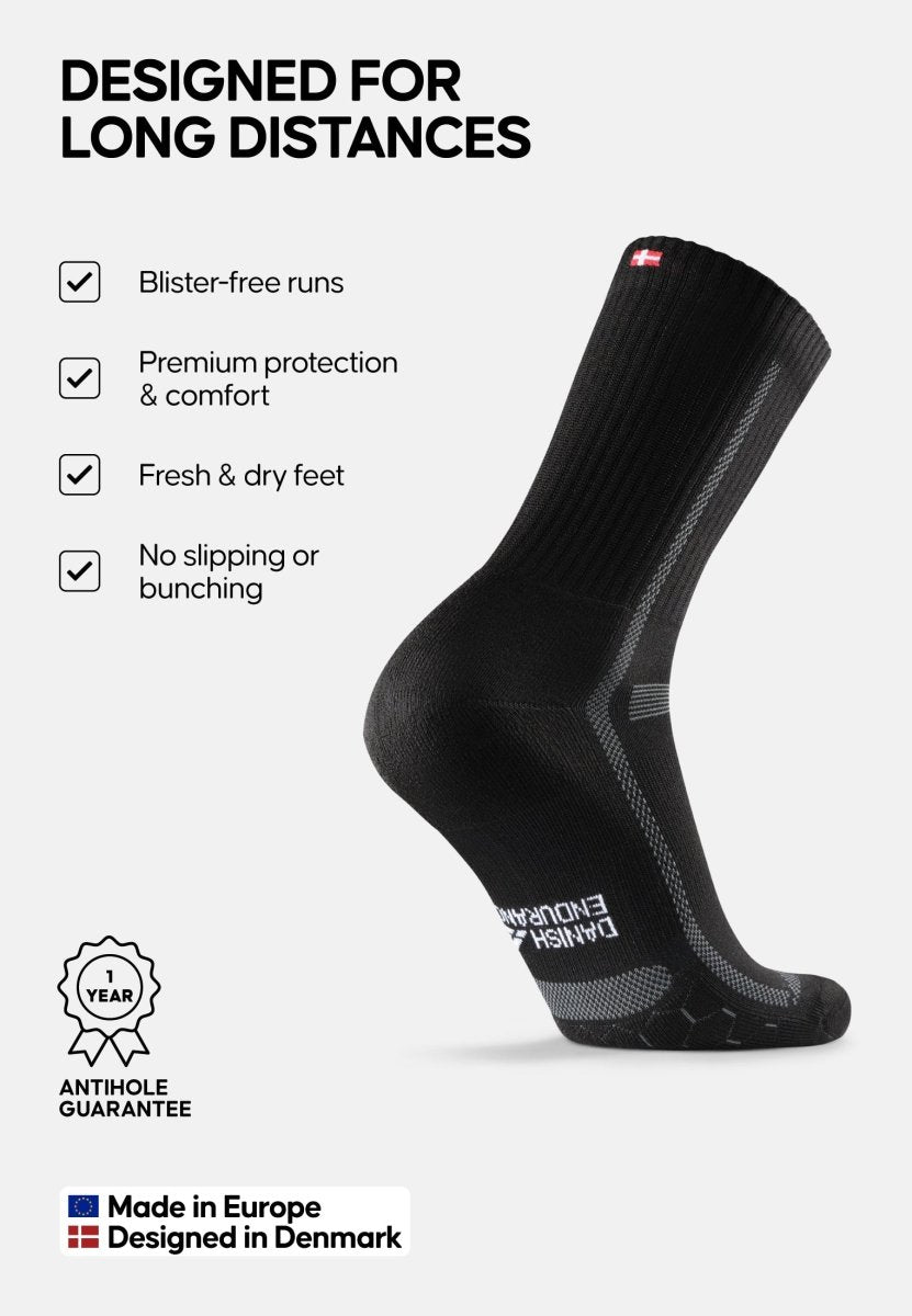 LONG - DISTANCE CREW RUNNING SOCKS - DANISH ENDURANCE