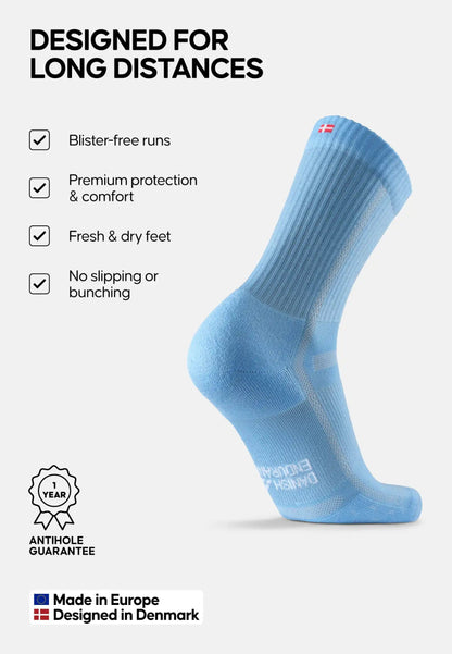 LONG - DISTANCE CREW RUNNING SOCKS - DANISH ENDURANCE
