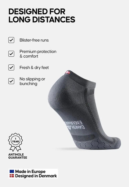 LONG DISTANCE RUNNING LOW - CUT SOCKS (Outlet) - DANISH ENDURANCE
