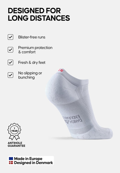 LOW - CUT RUNNING SOCKS FOR LONG DISTANCES - DANISH ENDURANCE