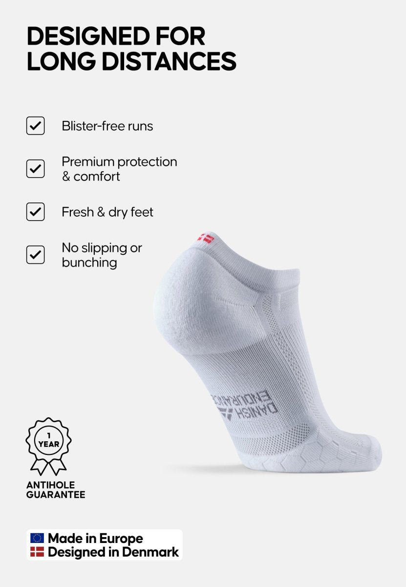 LOW - CUT RUNNING SOCKS FOR LONG DISTANCES - DANISH ENDURANCE