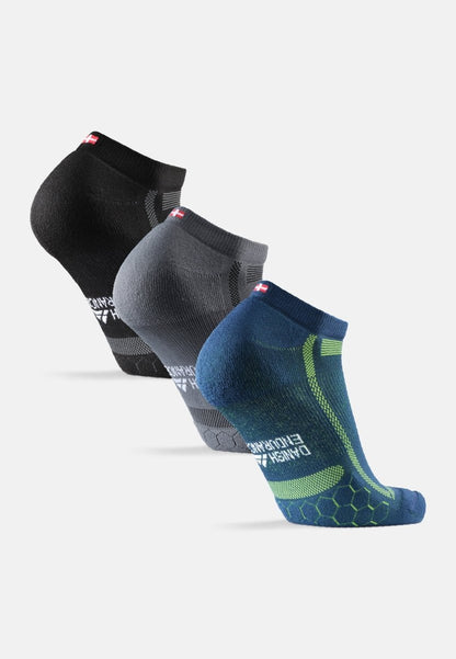 LOW-CUT RUNNING SOCKS FOR LONG DISTANCES - DANISH ENDURANCE