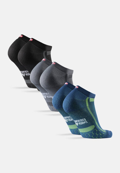 LOW - CUT RUNNING SOCKS FOR LONG DISTANCES - DANISH ENDURANCE