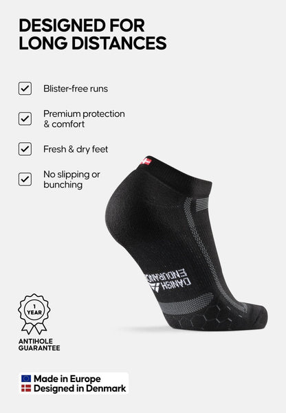 LOW - CUT RUNNING SOCKS FOR LONG DISTANCES - DANISH ENDURANCE