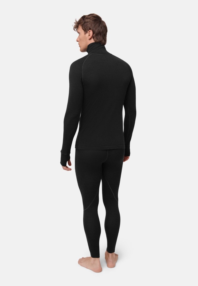 MERINO BASELAYER SET WITH HALF - ZIP SHIRT FOR MEN - DANISH ENDURANCE