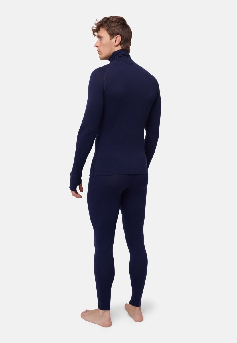 MERINO BASELAYER SET WITH HALF - ZIP SHIRT FOR MEN - DANISH ENDURANCE