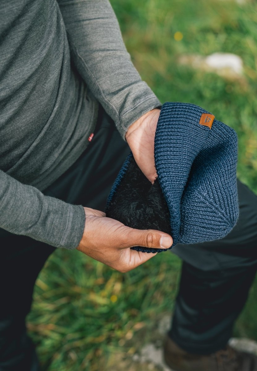 MERINO BEANIE WITH POLAR FLEECE - DANISH ENDURANCE