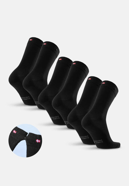 MERINO DRESS SOCKS WITH BUTTON - DANISH ENDURANCE