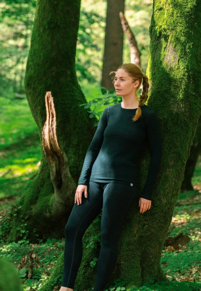 MERINO WOOL BASE LAYER PANTS FOR WOMEN - DANISH ENDURANCE