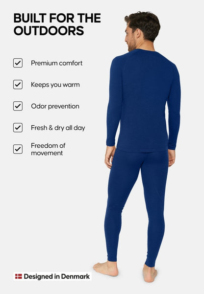 MERINO WOOL BASE LAYER SET FOR MEN - DANISH ENDURANCE