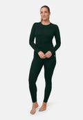 CORE MERINO BASELAYER SET - Dark Green