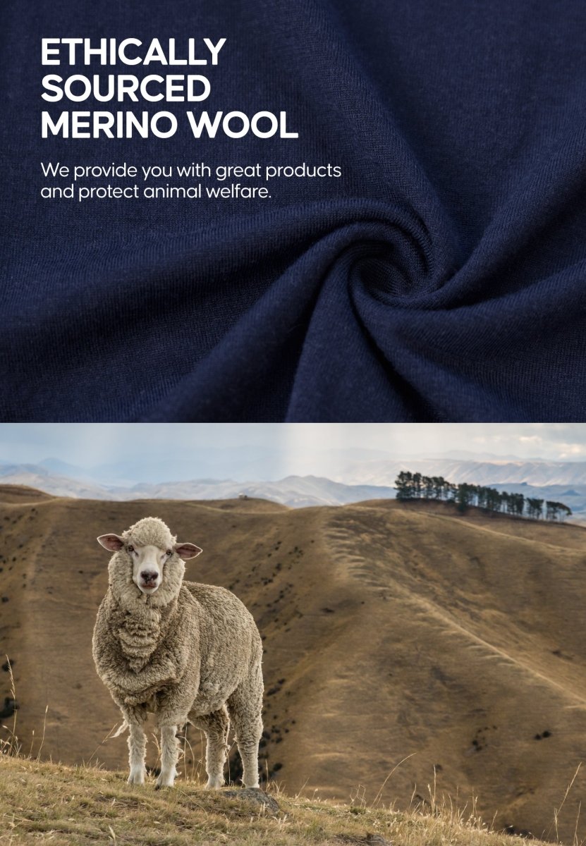MERINO WOOL BASE LAYER SHIRT FOR MEN - DANISH ENDURANCE