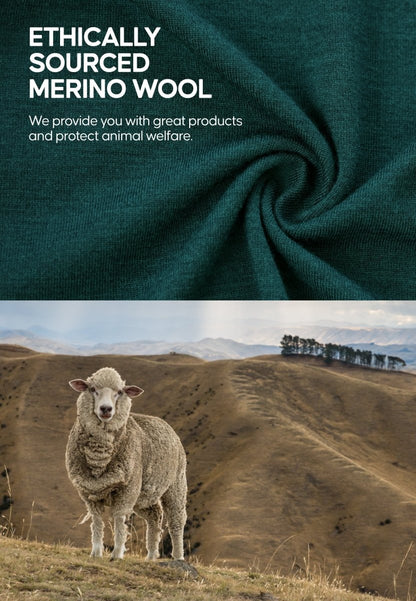 MERINO WOOL BASE LAYER SHIRT FOR MEN - DANISH ENDURANCE