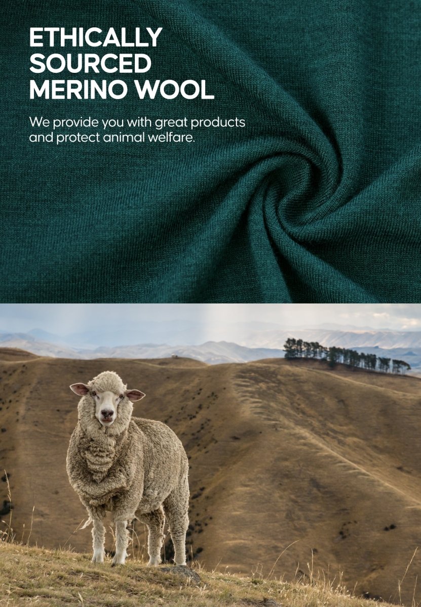 MERINO WOOL BASE LAYER SHIRT FOR MEN - DANISH ENDURANCE