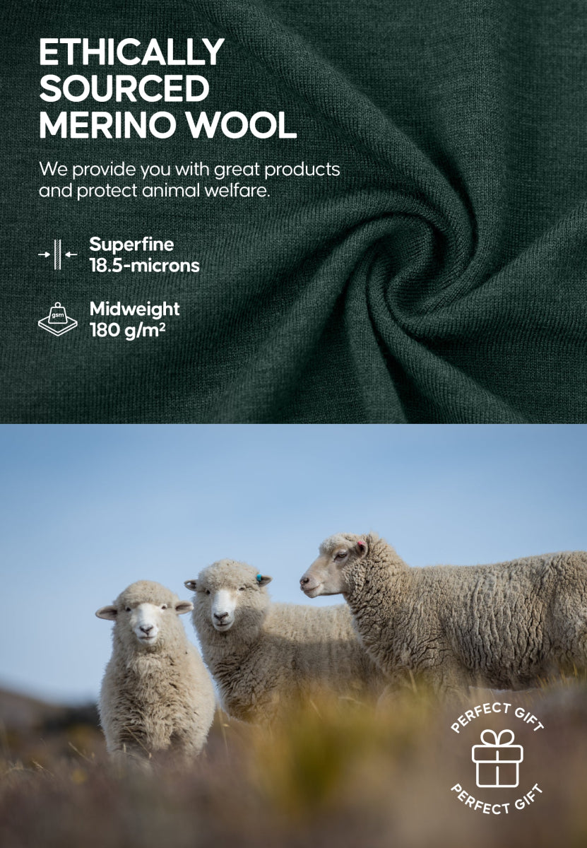 MERINO WOOL BASE LAYER SHIRT FOR WOMEN - DANISH ENDURANCE