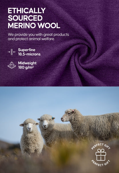MERINO WOOL BASE LAYER SHIRT FOR WOMEN - DANISH ENDURANCE
