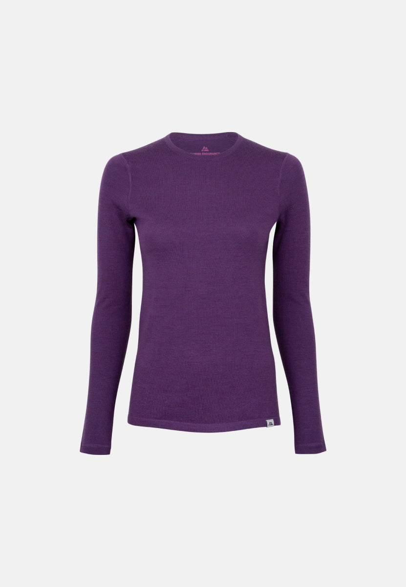 MERINO WOOL BASE LAYER SHIRT FOR WOMEN - DANISH ENDURANCE