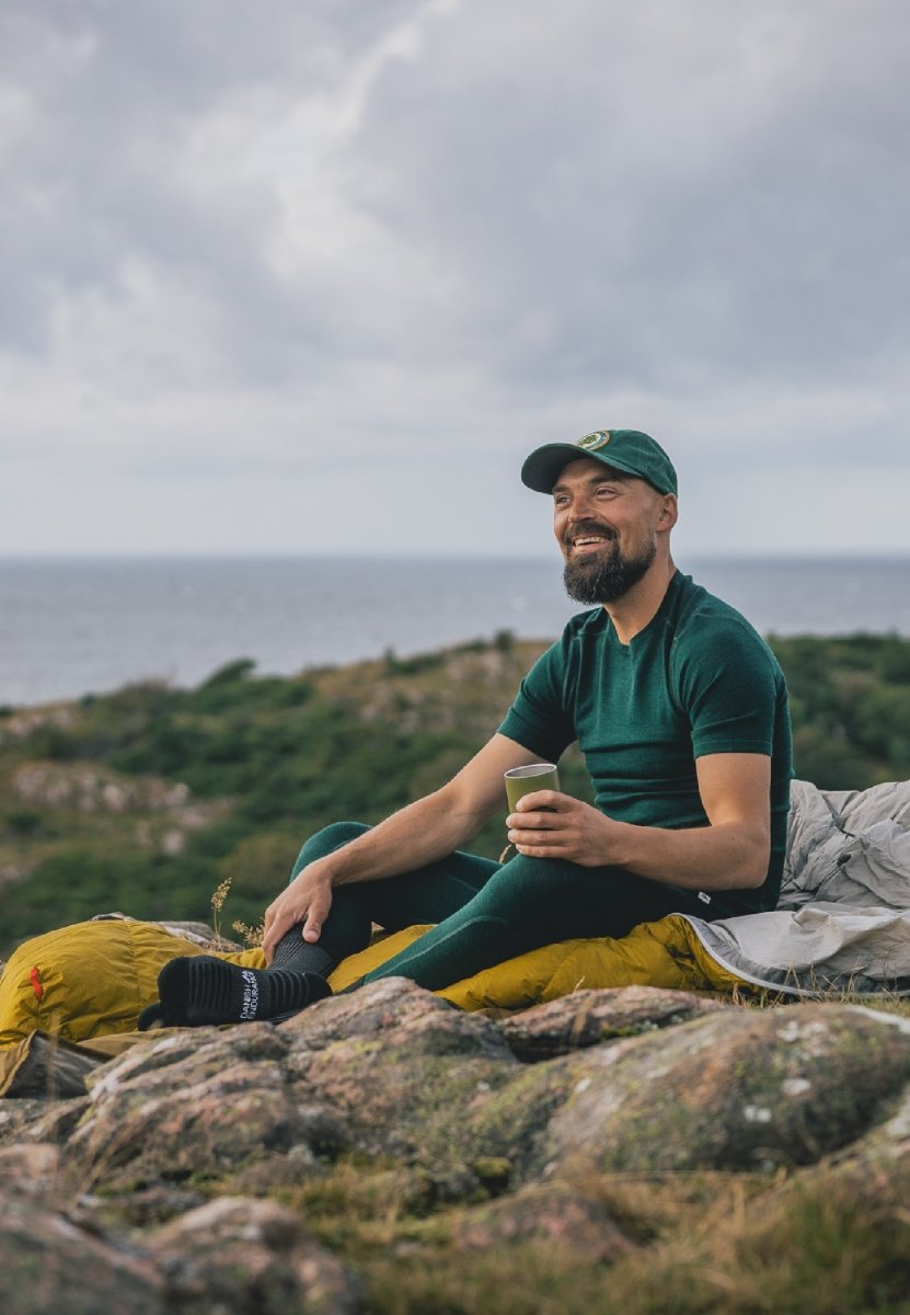 MERINO WOOL BASE LAYER T - SHIRT FOR MEN - DANISH ENDURANCE