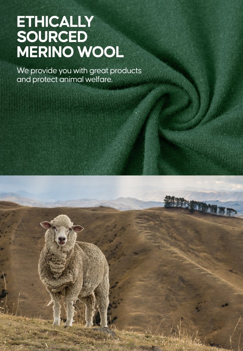 MERINO WOOL BASE LAYER T - SHIRT FOR MEN - DANISH ENDURANCE