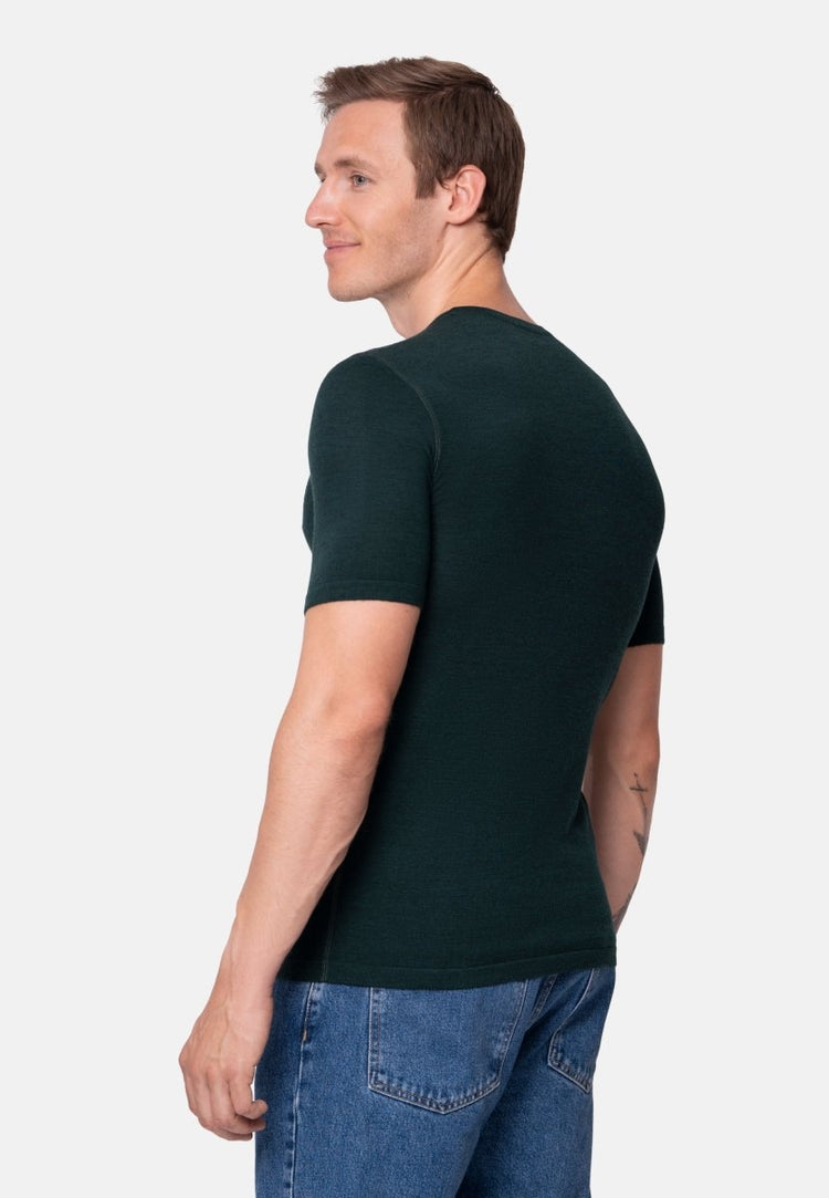 MERINO WOOL BASE LAYER T - SHIRT FOR MEN - DANISH ENDURANCE