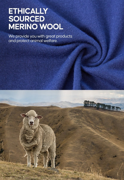 MERINO WOOL BASE LAYER T - SHIRT FOR MEN - DANISH ENDURANCE