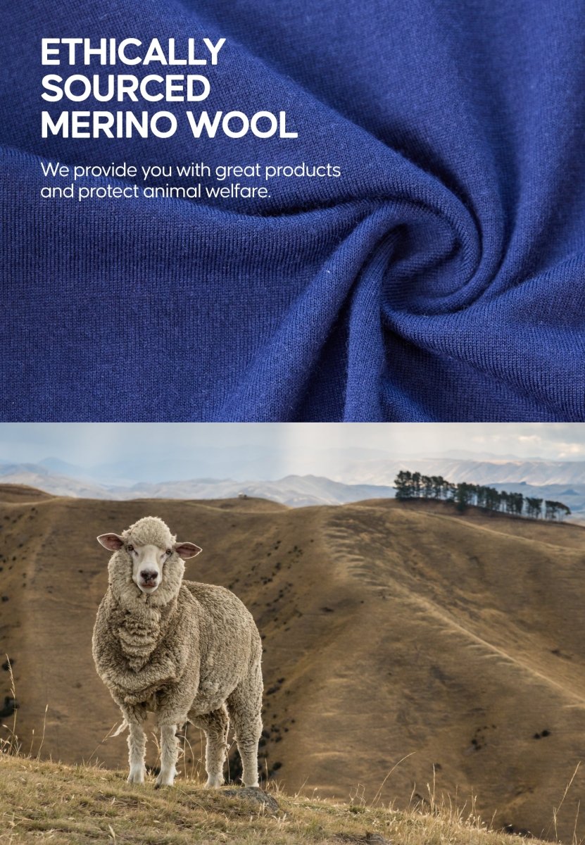 MERINO WOOL BASE LAYER T - SHIRT FOR MEN - DANISH ENDURANCE