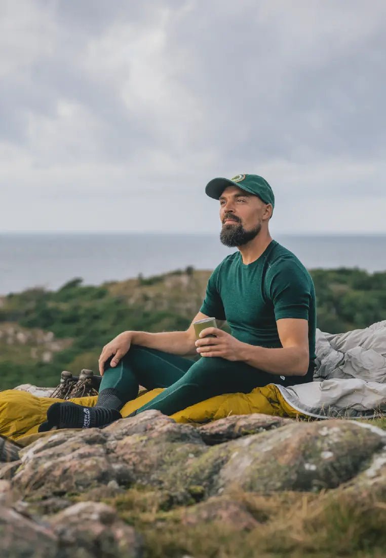 MERINO WOOL BASE LAYER T - SHIRT FOR MEN - DANISH ENDURANCE