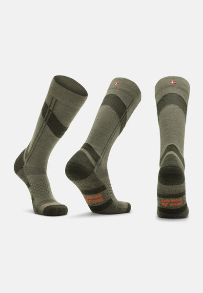 MERINO WOOL COMPRESSION SKI SOCKS - DANISH ENDURANCE