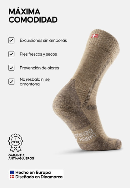 MERINO WOOL HIKING SOCKS - DANISH ENDURANCE