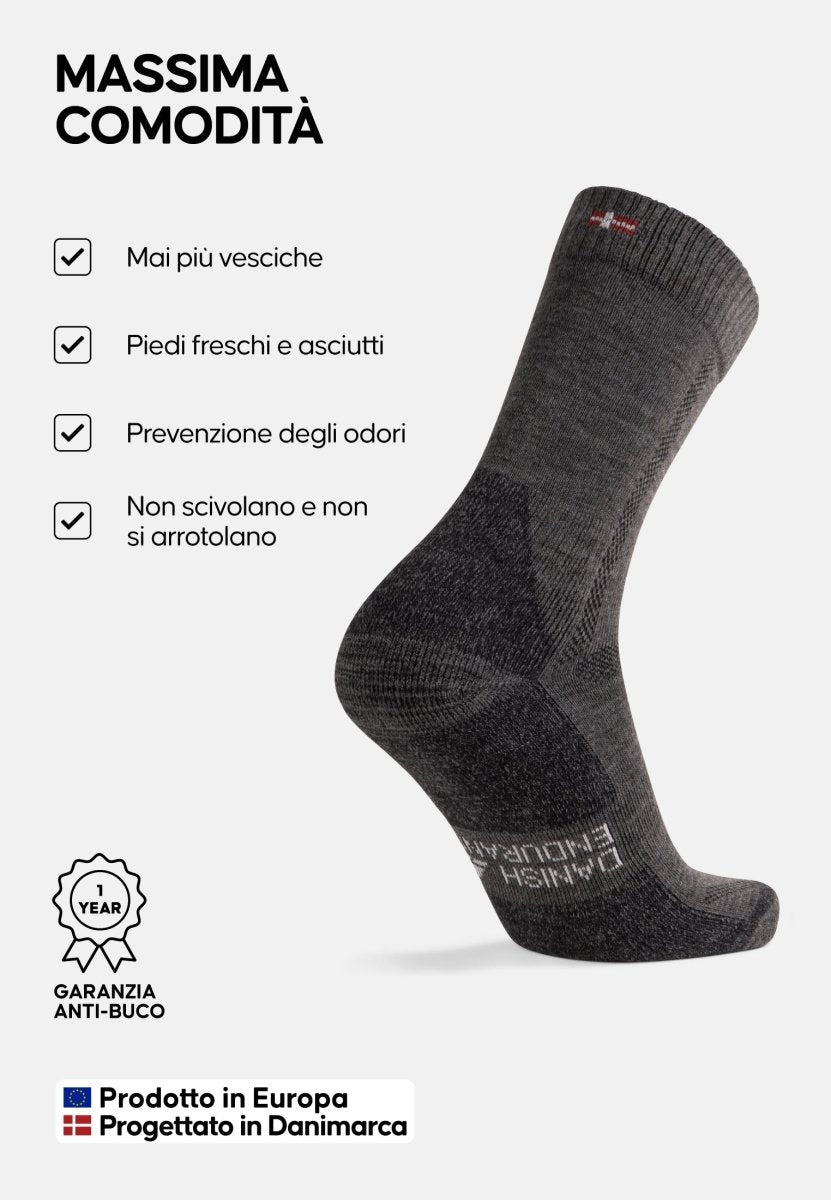 MERINO WOOL HIKING SOCKS - DANISH ENDURANCE
