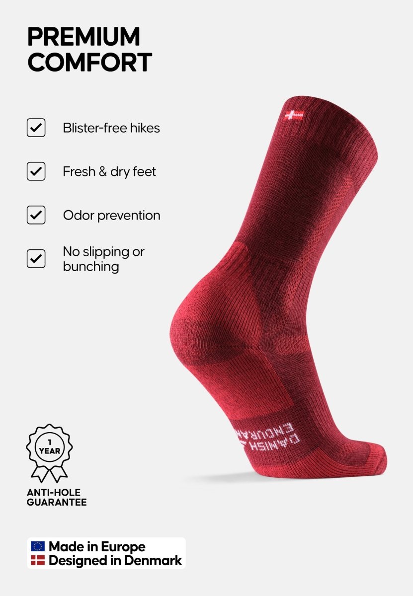 MERINO WOOL HIKING SOCKS - DANISH ENDURANCE