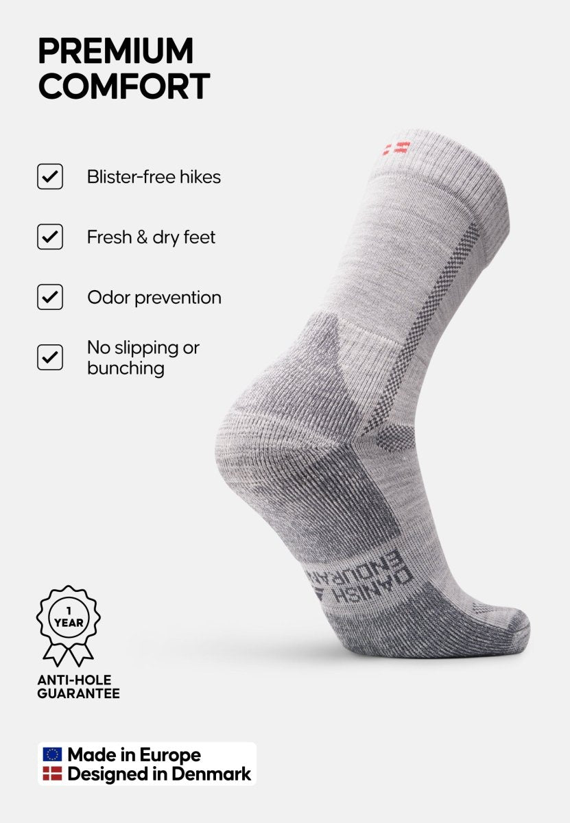 MERINO WOOL HIKING SOCKS - DANISH ENDURANCE