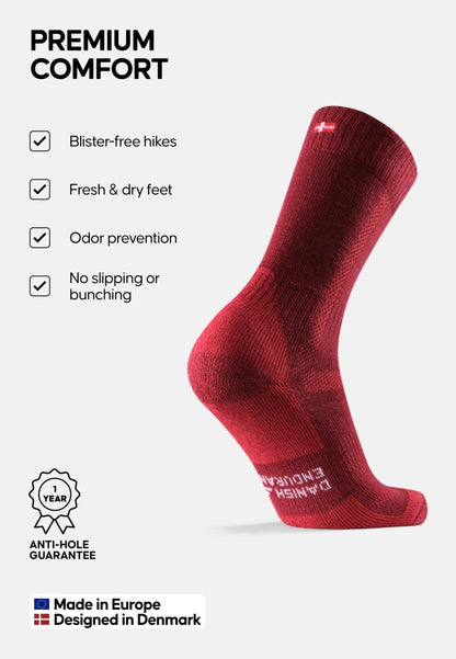 MERINO WOOL HIKING SOCKS - DANISH ENDURANCE