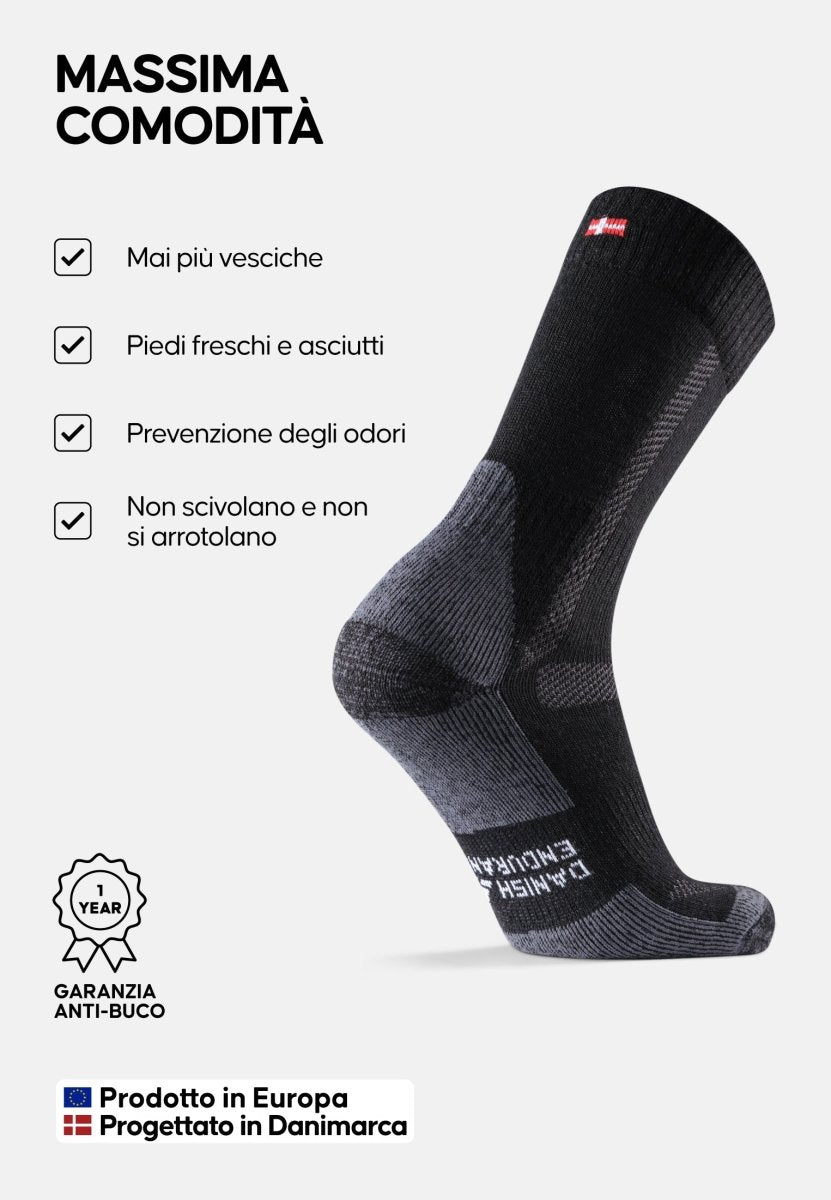 MERINO WOOL HIKING SOCKS - DANISH ENDURANCE