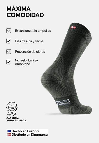 MERINO WOOL HIKING SOCKS - DANISH ENDURANCE