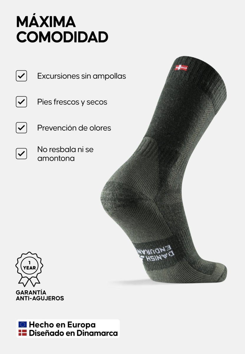 MERINO WOOL HIKING SOCKS - DANISH ENDURANCE