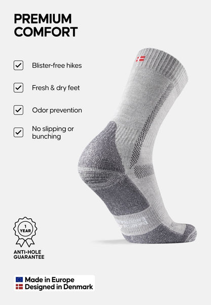 MERINO WOOL HIKING SOCKS - DANISH ENDURANCE