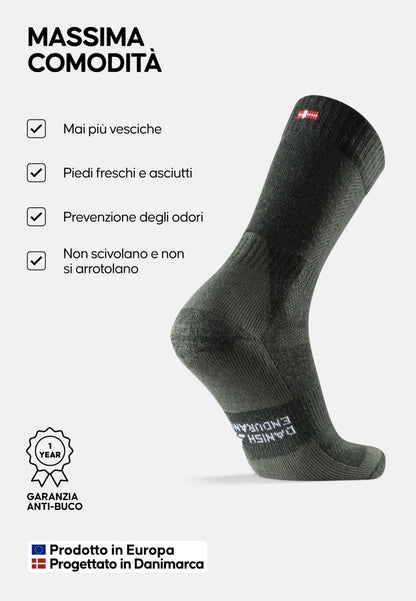MERINO WOOL HIKING SOCKS - DANISH ENDURANCE