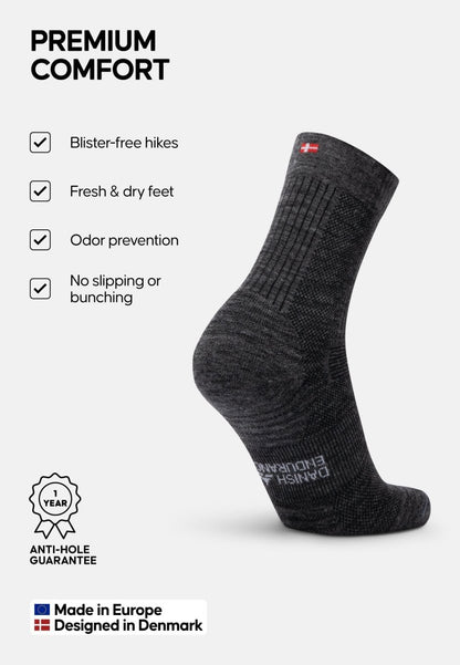 MERINO WOOL HIKING SOCKS LIGHT - DANISH ENDURANCE