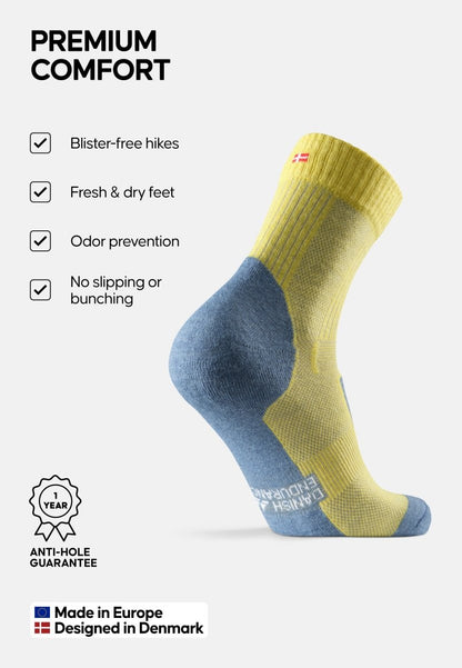 MERINO WOOL HIKING SOCKS LIGHT - DANISH ENDURANCE