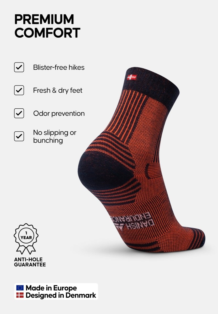 MERINO WOOL HIKING SOCKS LIGHT - DANISH ENDURANCE