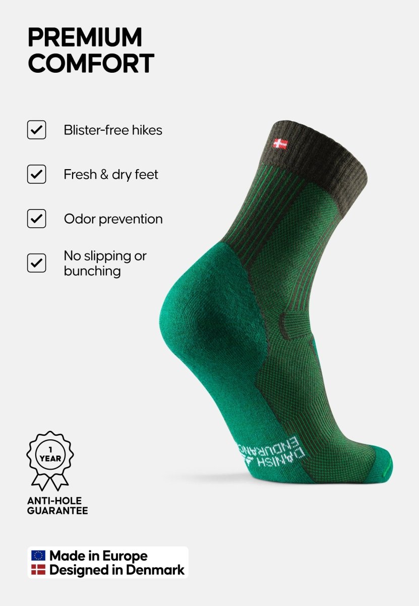 MERINO WOOL HIKING SOCKS LIGHT - DANISH ENDURANCE